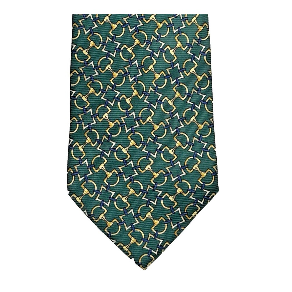 Fierte Srl Today's Man Necktie 100% Silk Made in Italy Equestrian Office Career